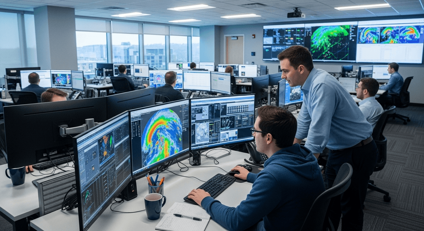 Weather dashboard with enhanced forecast overlay